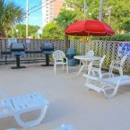 Outdoor grilling area